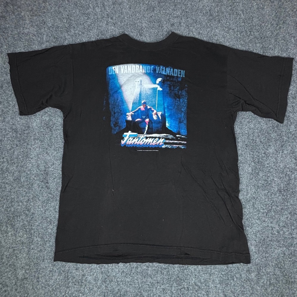 VTG RARE 1996 The Phantom Swedish Movie Promo T-Shirt XL Paramount Pictures
